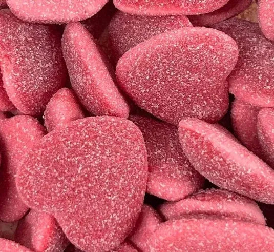 Jelly Filled Strawberry Hearts (100g)
