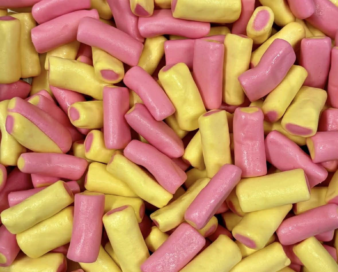 Rhubarb & Custard Cable Bites (100g)