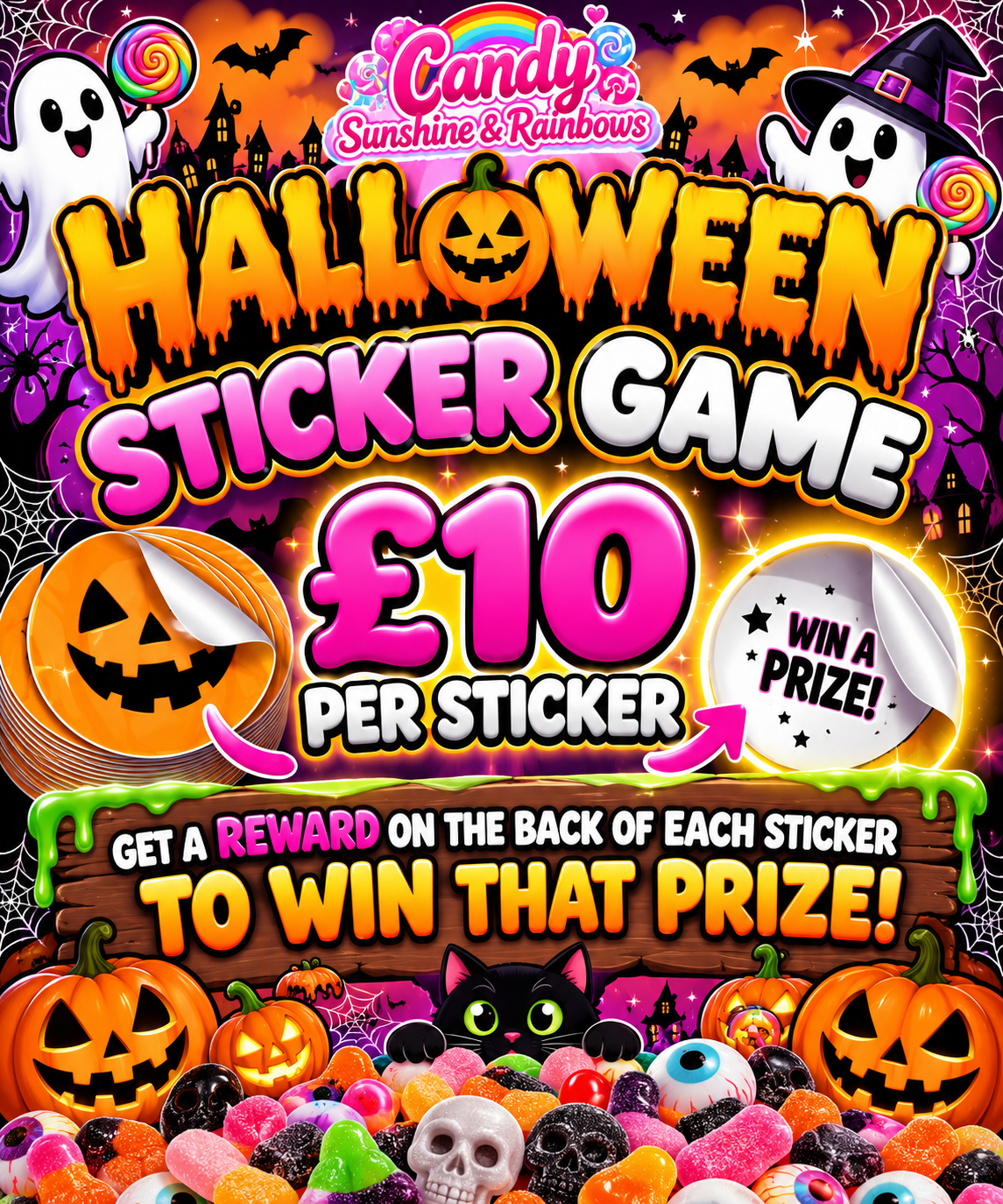 Halloween Sticker Game