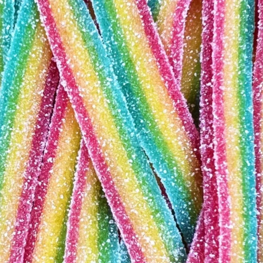 Fizzy Rainbow Belts (100g)