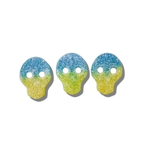 Fizzy Blue & Yellow Skulls (100g)