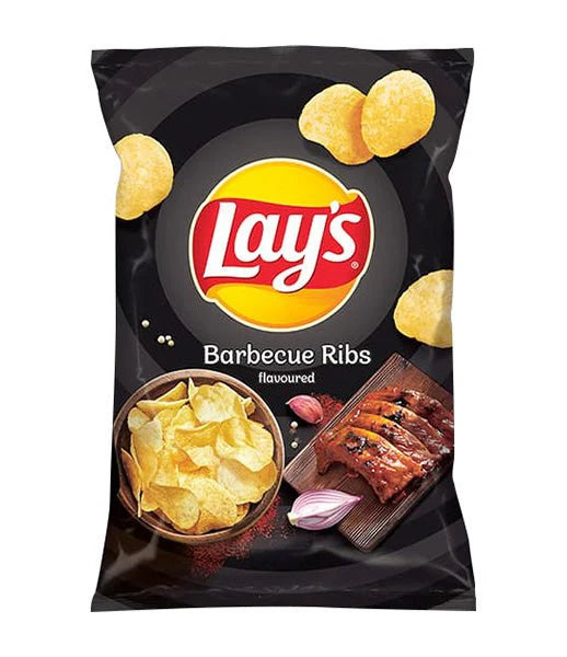 Lays Barbecue Ribs Crisps (USA) 130g