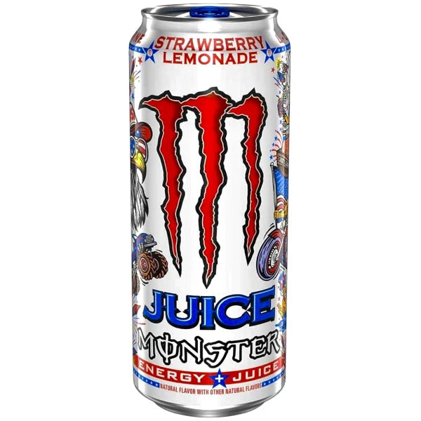 Monster Energy Strawberry Lemonade Can (USA) 473ml