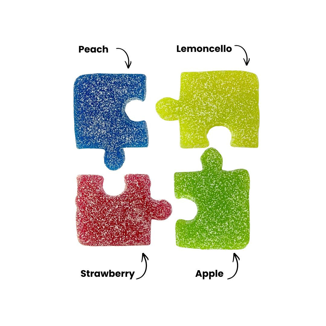 Gummy Fizzy Puzzle Pieces (100g)