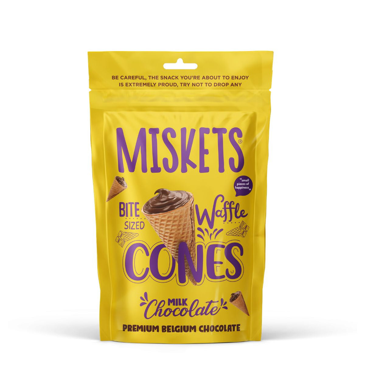 Milk Chocolate Waffle Cones 70g