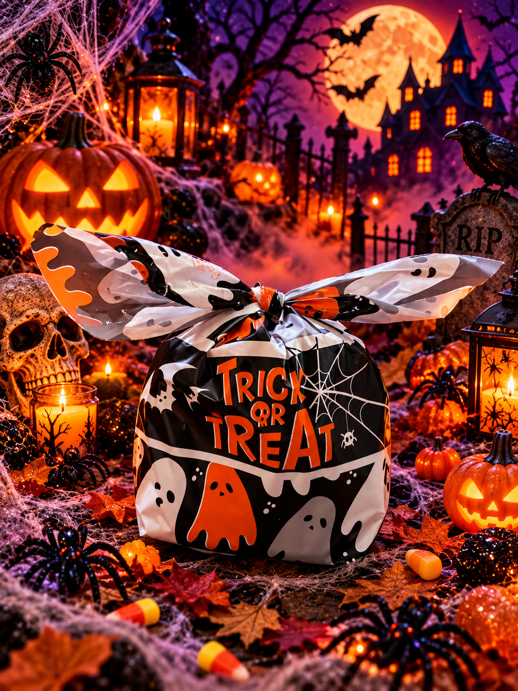 Halloween Tie Bags 300g