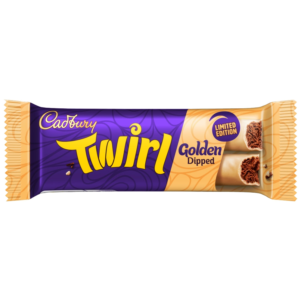 Cadbury Twirl Golden Dipped Limited Edition Bar 43g