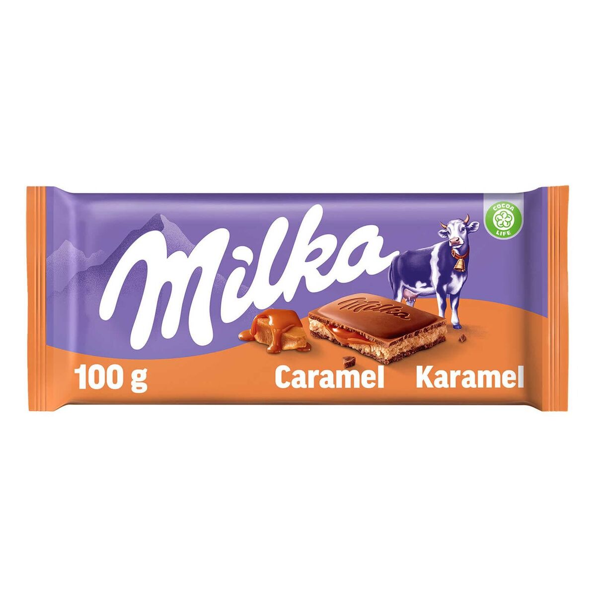 Milka Caramel Chocolate Bar (BBE: 21/7/26) (100g)