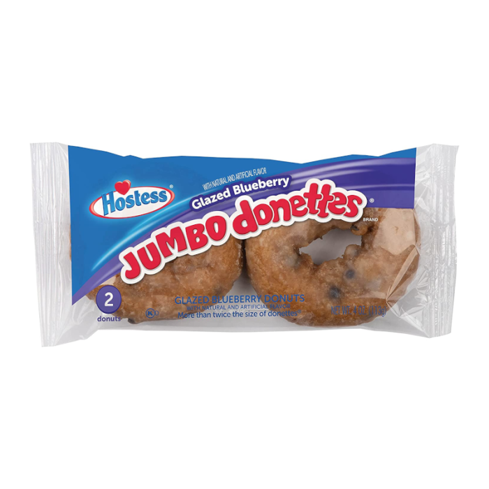 Hostess Glazed Blueberry Jumbo Donettes Twin Pack (USA) 113g