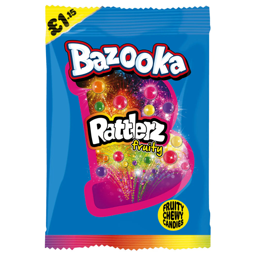Bazooka Rattlerz Fruity Share Bag 100g