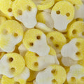 Fizzy White And Yellow Skulls (100g)